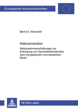 Interconnection von Marschall,  Bernd