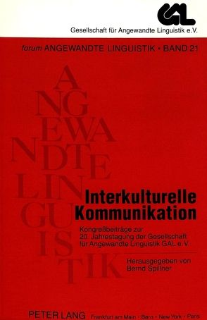 Interkulturelle Kommunikation von Wolff,  Dieter