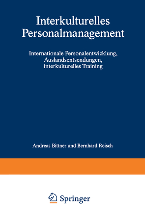 Interkulturelles Personalmanagement von Bittner,  Andreas, Reisch,  Bernhard