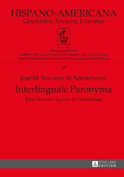 Interlinguale Paronyma von Navarro de Adriaensens,  José M., Navarro Ramil,  Beatriz