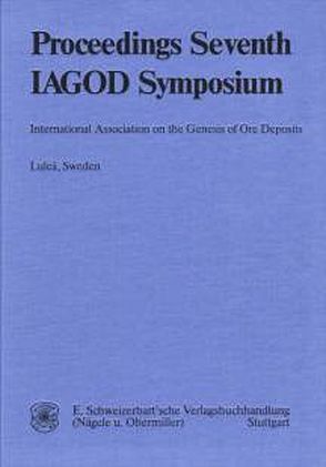 International Association on the Genesis of Ore Deposits, 7. Quadrennial Symposium von Zachrisson,  Ebbe