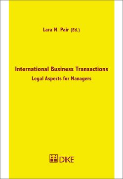 International Business Transactions von Pair,  Lara M.