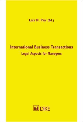International Business Transactions von Pair,  Lara M.
