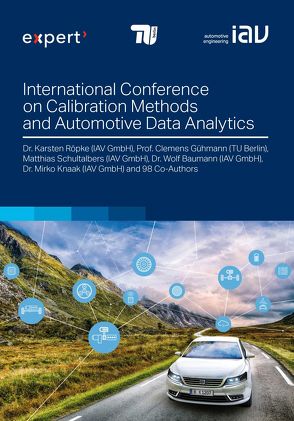 International Conference on Calibration Methods and Automotive Data Analytics von Röpke,  Karsten
