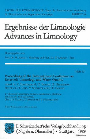 International Conference on Reservoir Limnology and Water Quality. Proceedings / Chemical limnology, primary production, plankton, benthos and fish interactions von Brandl,  Z, Straškrabová,  V, Talling,  J F