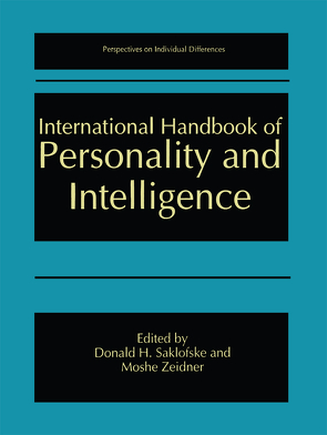 International Handbook of Personality and Intelligence von Saklofske,  Donald H., Zeidner,  Moshe