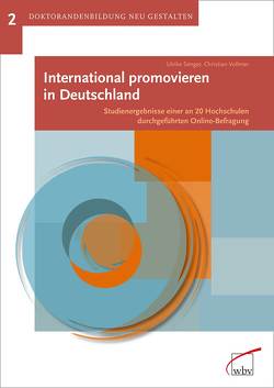 International promovieren in Deutschland von Senger,  Ulrike, Vollmer,  Christian