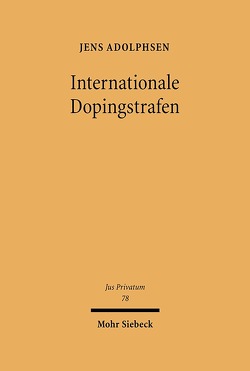 Internationale Dopingstrafen von Adolphsen,  Jens