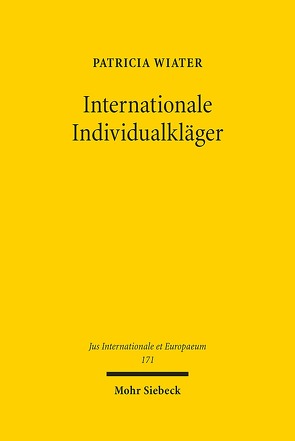 Internationale Individualkläger von Wiater,  Patricia