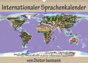 Internationaler Sprachenkalender (Wandkalender 2019 DIN A3 quer) von Isemann,  Dieter