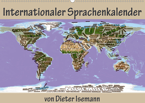 Internationaler Sprachenkalender (Wandkalender 2021 DIN A2 quer) von Isemann,  Dieter