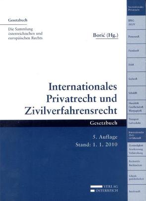 Internationales Privatrecht und Zivilverfahrensrecht von Borić,  Tomislav