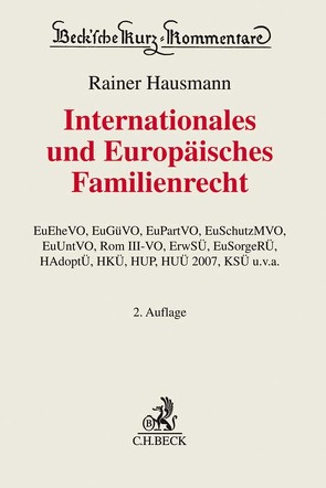 Internationales und Europäisches Familienrecht von Hausmann,  Rainer