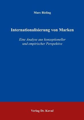 Internationalisierung von Marken von Bieling,  Marc