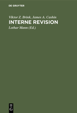 Interne Revision von Brink,  Viktor Z., Cashin,  James A., Mann,  Lothar