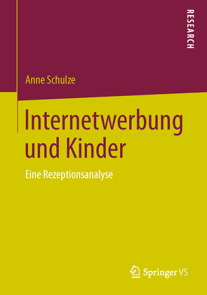 Internetwerbung und Kinder von Schulze,  Anne