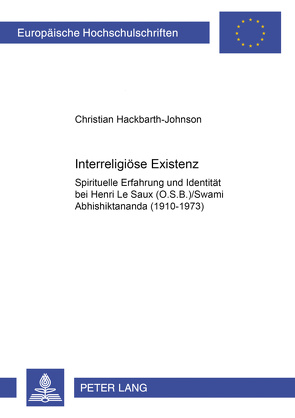 Interreligiöse Existenz von Hackbarth-Johnson,  Christian