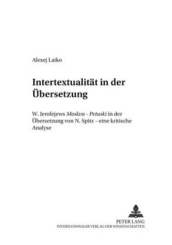 Intertextualität in der Übersetzung von Laiko,  Alexej