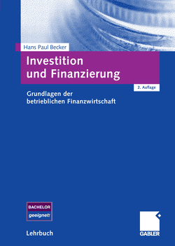 Investition und Finanzierung von Becker,  Hans Paul