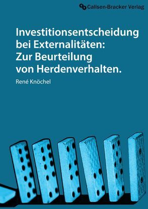 Investitionsentscheidung bei Externalitäten: Zur Beurteilung von Herdenverhalten. von Knöchel,  René