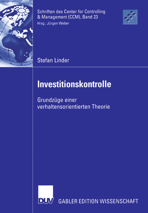 Investitionskontrolle von Linder,  Stefan, Weber,  Prof. Dr. Jürgen