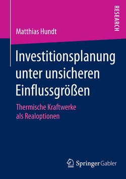 Investitionsplanung unter unsicheren Einflussgrößen von Hundt,  Matthias