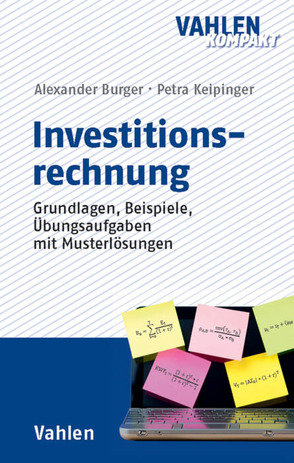 Investitionsrechnung von Burger,  Alexander, Keipinger,  Petra