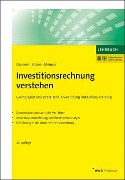 Investitionsrechnung verstehen von Däumler,  Klaus-Dieter, Grabe,  Jürgen, Meinzer,  Christoph R.
