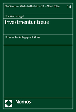 Investmentuntreue von Wackernagel,  Udo