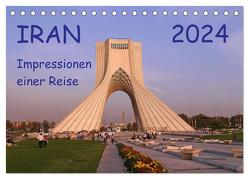 Iran – Impressionen einer Reise (Tischkalender 2024 DIN A5 quer), CALVENDO Monatskalender von Geschke,  Sabine