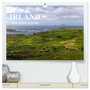 IRLAND. 1000 shades of green (hochwertiger Premium Wandkalender 2024 DIN A2 quer), Kunstdruck in Hochglanz von Molitor,  Michael