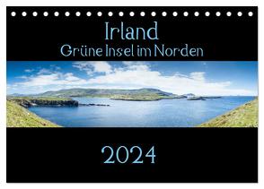 Irland – Grüne Insel im Norden (Tischkalender 2024 DIN A5 quer), CALVENDO Monatskalender von Gann (magann),  Markus