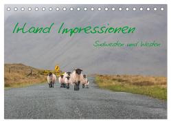 Irland Impressionen Südwesten und Westen (Tischkalender 2024 DIN A5 quer), CALVENDO Monatskalender von Härting,  Falk