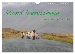 Irland Impressionen Südwesten und Westen (Wandkalender 2024 DIN A4 quer), CALVENDO Monatskalender von Härting,  Falk