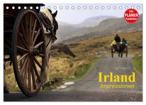 Irland. Impressionen (Tischkalender 2024 DIN A5 quer), CALVENDO Monatskalender von Stanzer,  Elisabeth