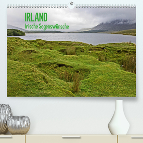 Irland – Irische Segenswünsche (Premium, hochwertiger DIN A2 Wandkalender 2021, Kunstdruck in Hochglanz) von Bönner,  Marion