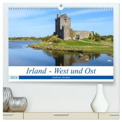 Irland – West und Ost (hochwertiger Premium Wandkalender 2024 DIN A2 quer), Kunstdruck in Hochglanz von Jordan,  Andreas
