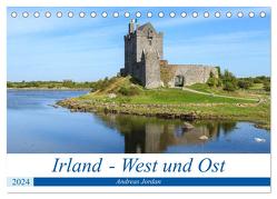 Irland – West und Ost (Tischkalender 2024 DIN A5 quer), CALVENDO Monatskalender von Jordan,  Andreas