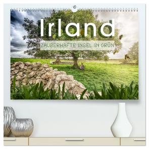 Irland – Zauberhafte Insel in grün (hochwertiger Premium Wandkalender 2024 DIN A2 quer), Kunstdruck in Hochglanz von Schöb,  Monika