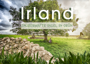 Irland – Zauberhafte Insel in grün (Wandkalender 2021 DIN A2 quer) von Schöb,  Monika