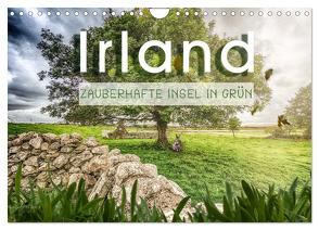 Irland – Zauberhafte Insel in grün (Wandkalender 2024 DIN A4 quer), CALVENDO Monatskalender von Schöb,  Monika