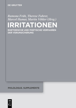 Irritationen von Früh,  Ramona, Fuhrer,  Therese, Humar,  Marcel, Voehler,  Martin