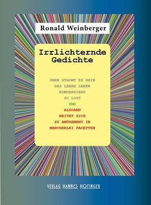 Irrlichternde Gedichte von Weinberger,  Ronald