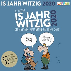 Is Jahr witzig! 2020: Postkartenkalender zum Aufstellen und Ablachen von Hilbring,  Oli