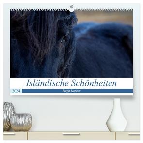 Isländische Schönheiten (hochwertiger Premium Wandkalender 2024 DIN A2 quer), Kunstdruck in Hochglanz von Korber,  Birgit