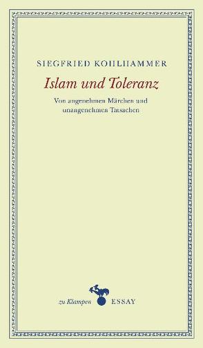 Islam und Toleranz von Hamilton,  Anne, Kohlhammer,  Siegfried