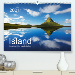 ISLAND 2021 – Faszinierende Landschaften (Premium, hochwertiger DIN A2 Wandkalender 2021, Kunstdruck in Hochglanz) von Koch,  Lucyna