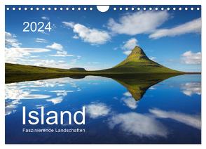 ISLAND 2024 – Faszinierende Landschaften (Wandkalender 2024 DIN A4 quer), CALVENDO Monatskalender von Koch,  Lucyna
