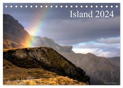 Island 2024 (Tischkalender 2024 DIN A5 quer), CALVENDO Monatskalender von Oliver Schwenn,  Dr.