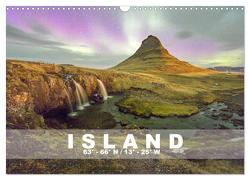 ISLAND 63° – 66° N / 13° – 25° W (Wandkalender 2024 DIN A3 quer), CALVENDO Monatskalender von Preißler,  Norman